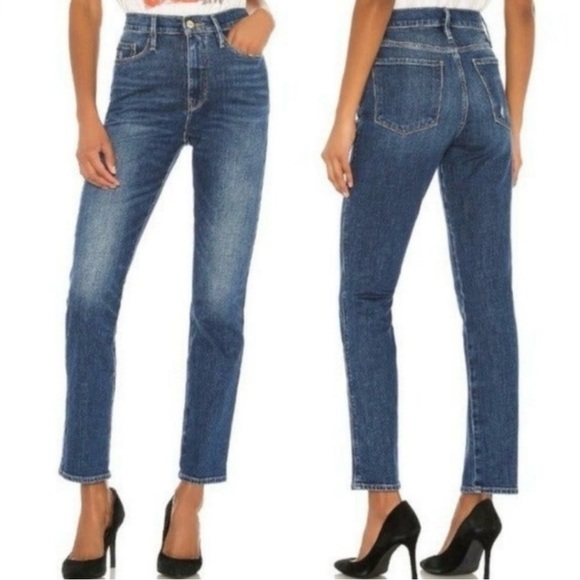 Frame Denim Denim - FRAME Jeans Size 25 Le Pixie Sylvie Slender Straight Denim Teigan Ave Wash